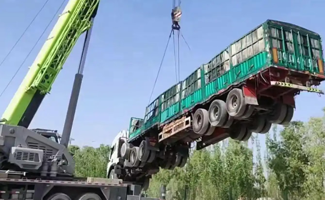 滨江区道路脱困救援案例